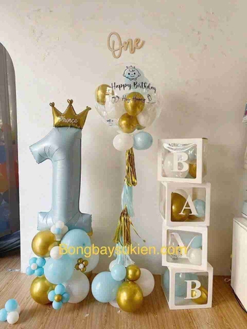 Set Bong Bóng Sinh Nhật Bé Trai Hà Nội