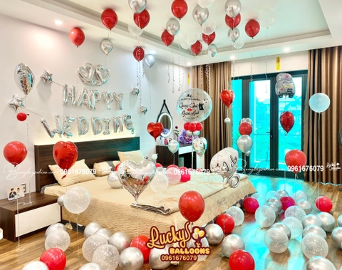 CÁC MẪU TRANG TRÍ PHÒNG CƯỚI ĐẸP