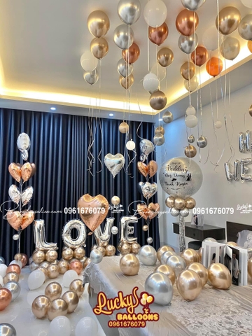 CÁCH TRANG TRÍ PHÒNG CƯỚI NHỎ