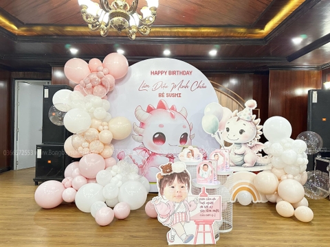 Chủ đề sinh nhật cho bé gái 1 tuổi tuổi Rồng