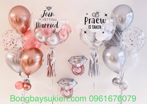 Combo Bóng Bay Cầu Hôn Đẹp Lãng Mạn