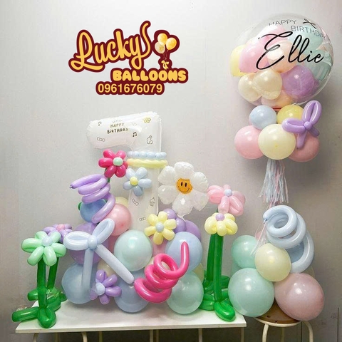 Combo Bóng Bay Sinh Nhật Hà Nội Lucky Balloons