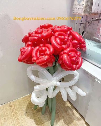 Combo hoa hồng bóng bay giá rẻ Hà Đông