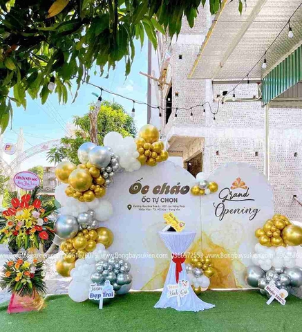 Combo trang trí khai trương tiết kiệm