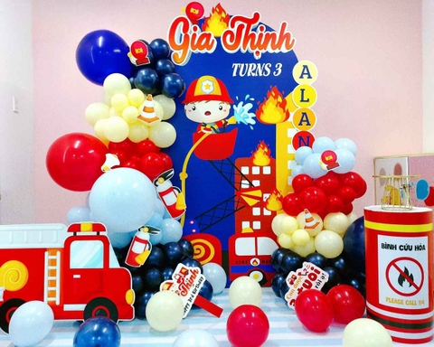 Combo Trang Trí Sinh Nhật Bé Trai Đơn Giản 2