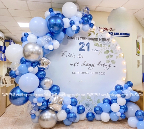 Concept Trang Trí Sinh Nhật Công Ty Đơn Giản