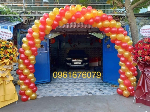 Cổng Bóng Bay Khai Trương Đẹp Giá Rẻ Hà Nội