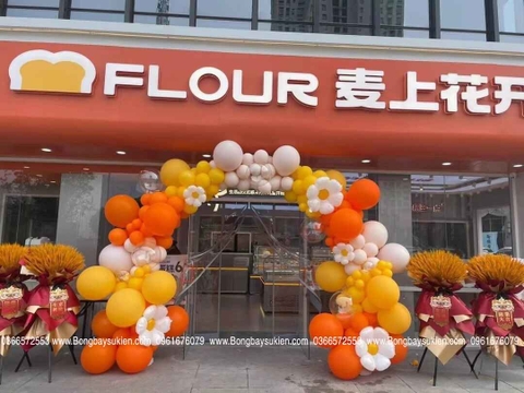 Cổng Bóng Bay Khai Trương Giá Rẻ Tại Hoài Đức