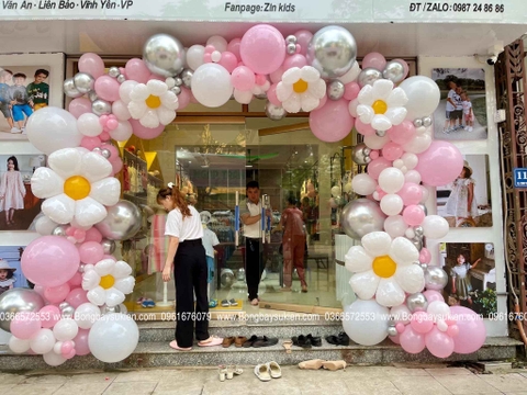 Cổng Bóng Bay Nghệ Thuật Khai Trương Hà Nội