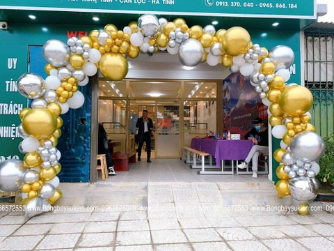 Cổng Bóng Khai Trương Đẹp Tại Hà Nội 09