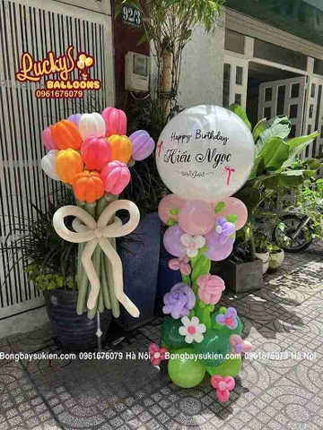 Set Bóng Bóng Sinh Nhật Bé Gái Giá Rẻ Hà Nội