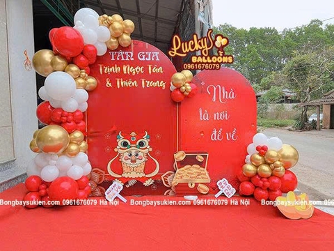 Decor Background Trang Trí Tiệc Tân Gia Đẹp Tại Hà Nội
