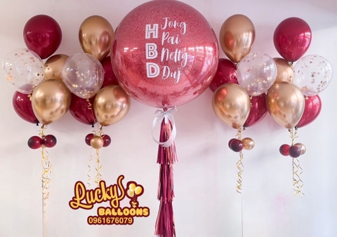 Decor Sinh Nhật Người Lớn Bằng Bóng Bay Tại Hà Nội
