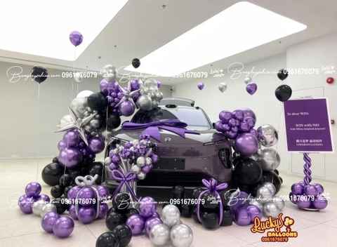 Decor trang trí bàn giao xe ô tô Hà Nội