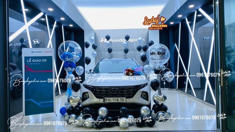 Dịch Vụ Bóng Bay Bàn Giao Xe Hyundai 15