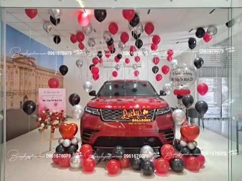Dịch Vụ Trang Trí Bóng Bay Bàn Giao Xe Range Rover 6
