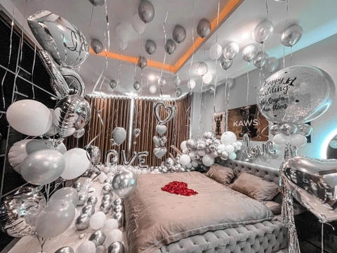 Dịch Vụ Bóng Bay Trang Trí Phòng Cưới Hoàng Mai Hà Nội