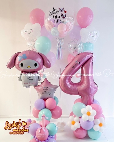 Dịch Vụ Combo Bóng Bay Sinh Nhật Bé Hà Nội