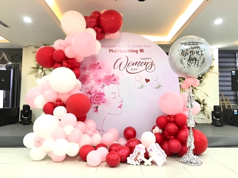 Dịch vụ làm backdrop 20/10 tai hà nội giá rẻ