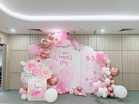 Dịch vụ làm backdrop 8/3 tại hà nội giá rẻ