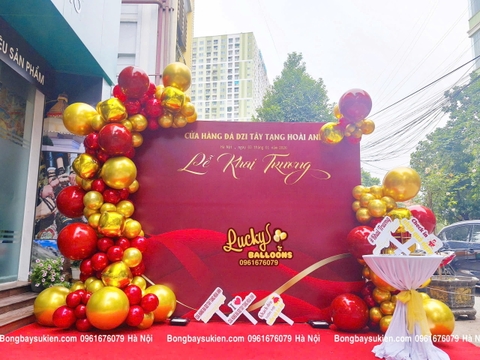 Dịch vụ trang trí backdrop khai trương tại Hà Nội