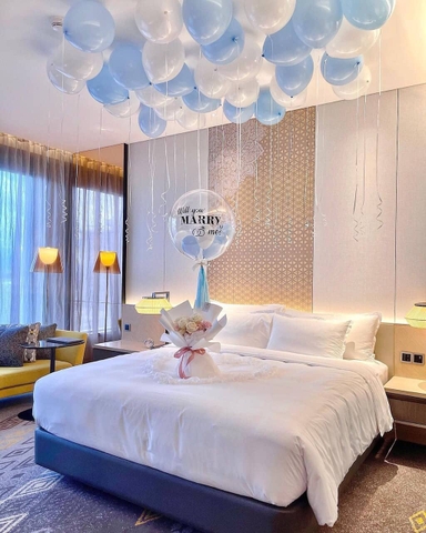Dịch Vụ Trang Trí Cầu Hôn Bằng Bóng Bay Đẹp