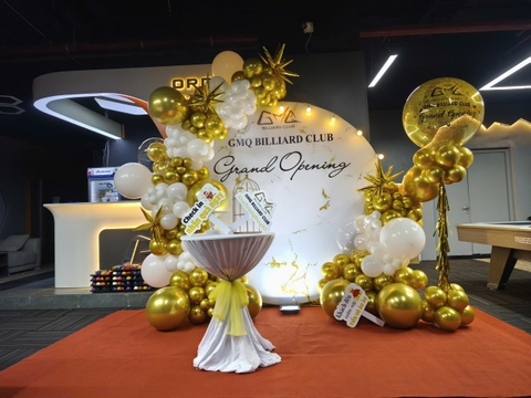 Dịch Vụ Trang Trí Khai Trương CLB Billiard Club Hà Nội
