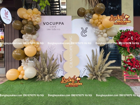 Dịch vụ trang trí khai trương quán cà phê tại Hà Nội