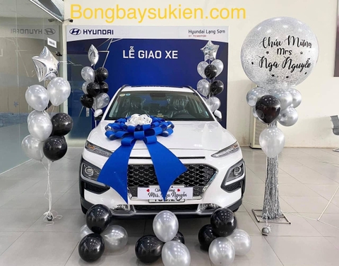Dịch vụ trang trí lễ bàn giao xe hyundai đẹp