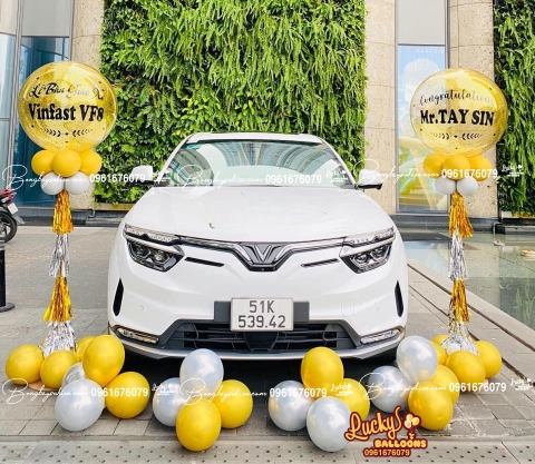 Dịch Vụ Trang Trí Lễ Bàn Giao Xe VinFast 6