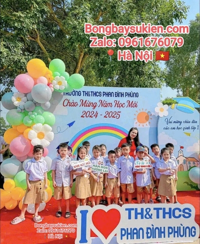 Dịch vụ trang trí lễ khai giảng năm học mới 2025 Hà Nội