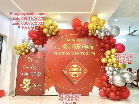 Dịch Vụ Trang Trí Lễ Mừng Thọ Đẹp Tại Hà Nội