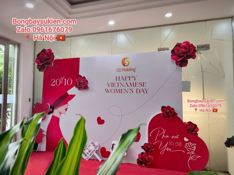 DỊCH VỤ TRANG TRÍ NGÀY 20/10 TẠI HÀ NỘI ĐẸP Ý NGHĨA