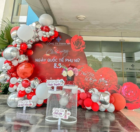 Dịch vụ trang trí ngày phụ nữ việt nam đẹp