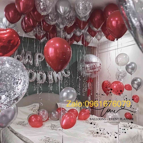 Dịch vụ trang trí phòng cưới bằng bóng bay