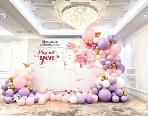 Dịch vụ trang trí quốc tế phụ nữ 8 tháng 3 đặc sắc