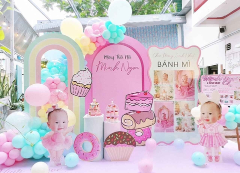 Dịch Vụ Trang Trí Sinh Nhật Bé Gái Giá Rẻ