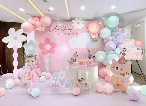 Dịch Vụ Trang Trí Sinh Nhật Bé Gái Trọn Gói