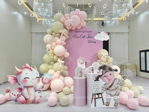 Dịch vụ trang trí sinh nhật bé gái tuổi Thìn