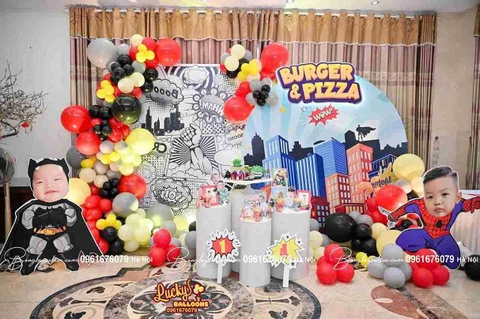 Dịch Vụ Trang Trí Sinh Nhật Bé Trai Hà Nội