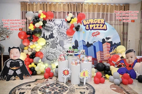 Dịch Vụ Trang Trí Sinh Nhật Bé Trai Theo Chủ Đề Hà Nội