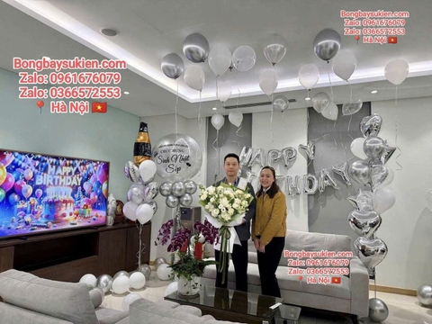 Dịch Vụ Trang Trí Sinh Nhật Cho Sếp Tại Cầu Giấy Hà Nội