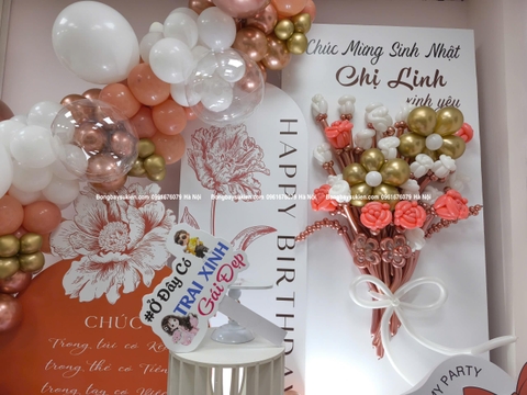DỊCH VỤ TRANG TRÍ SINH NHẬT SẾP NỮ Ở CẦU GIẤY HÀ NỘI