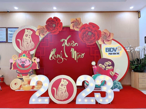 Dịch vụ trang trí Tết tại công ty ở Hà Nội