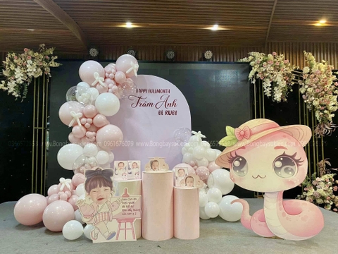 Dịch Vụ Trang Trí Đầy Tháng Bé Tuổi Tỵ Đẹp