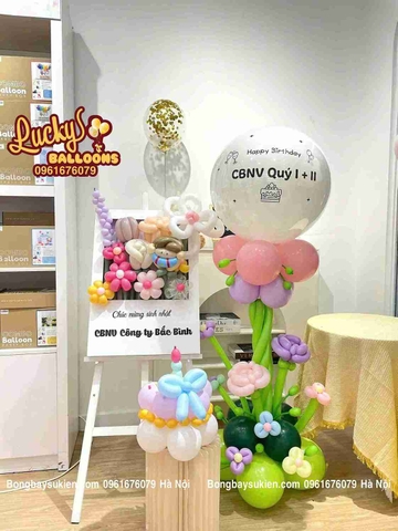 Bóng Bay Sinh Nhật Bé Gái Hà Nội