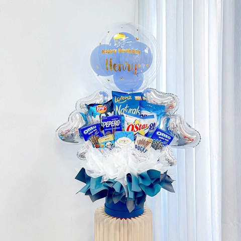 Giỏ Quà Bánh Kẹo Tặng Sinh Nhật Bé Trai 1