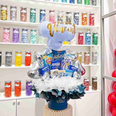 Giỏ Quà Bánh Kẹo Tặng Sinh Nhật Bé Trai