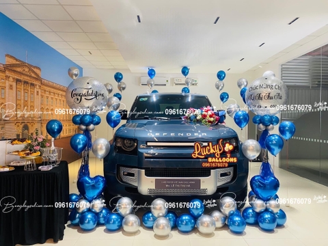 Gói trang trí bàn giao xe bằng bong bóng 6