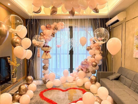 Gói Trang Trí Tiệc Cầu Hôn Bằng Bóng Bay